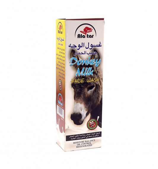 Donkey Milk Face Wash, Oil Serum, and Soap Package